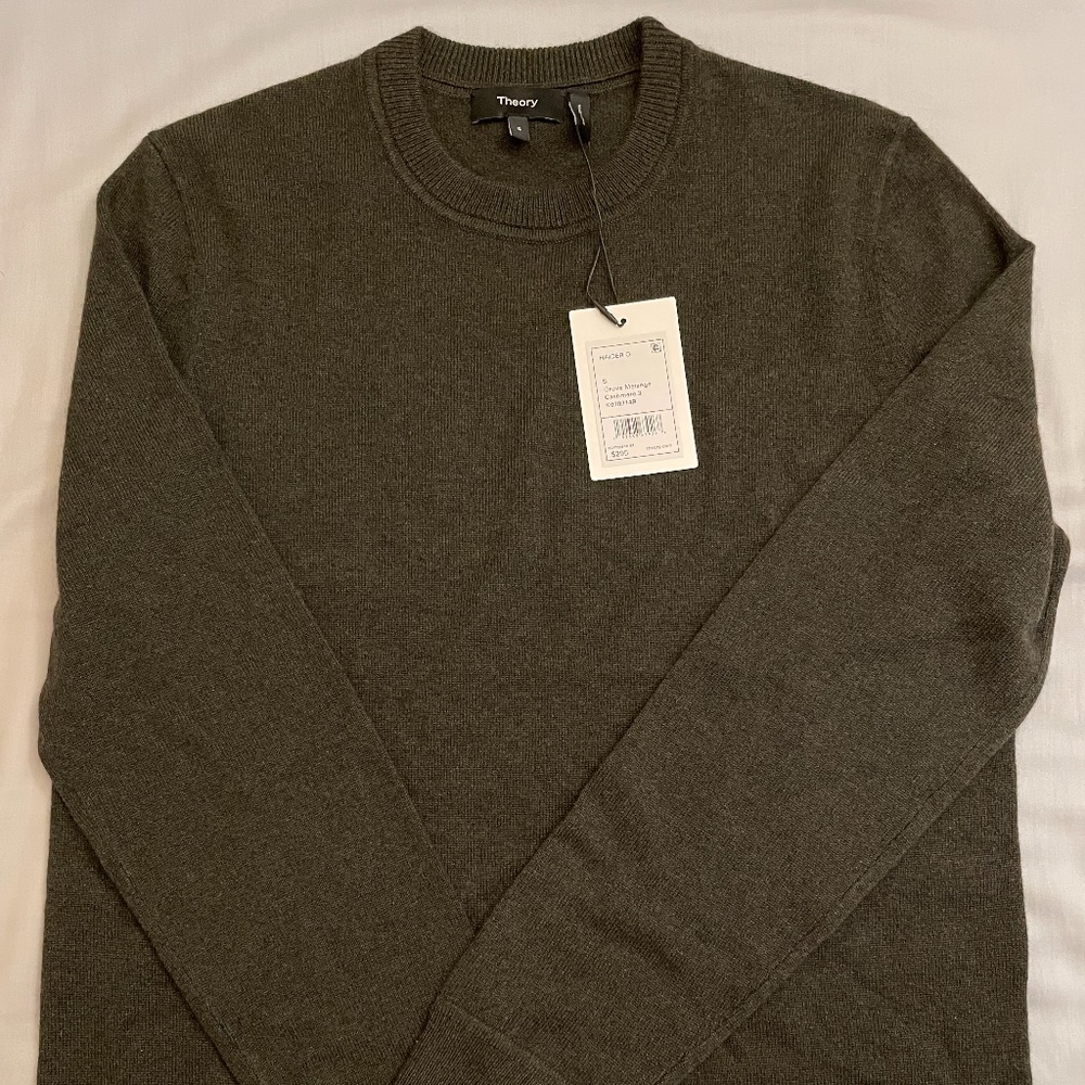 [Theory] Cashmere Crewneck Sweater (Size: S)